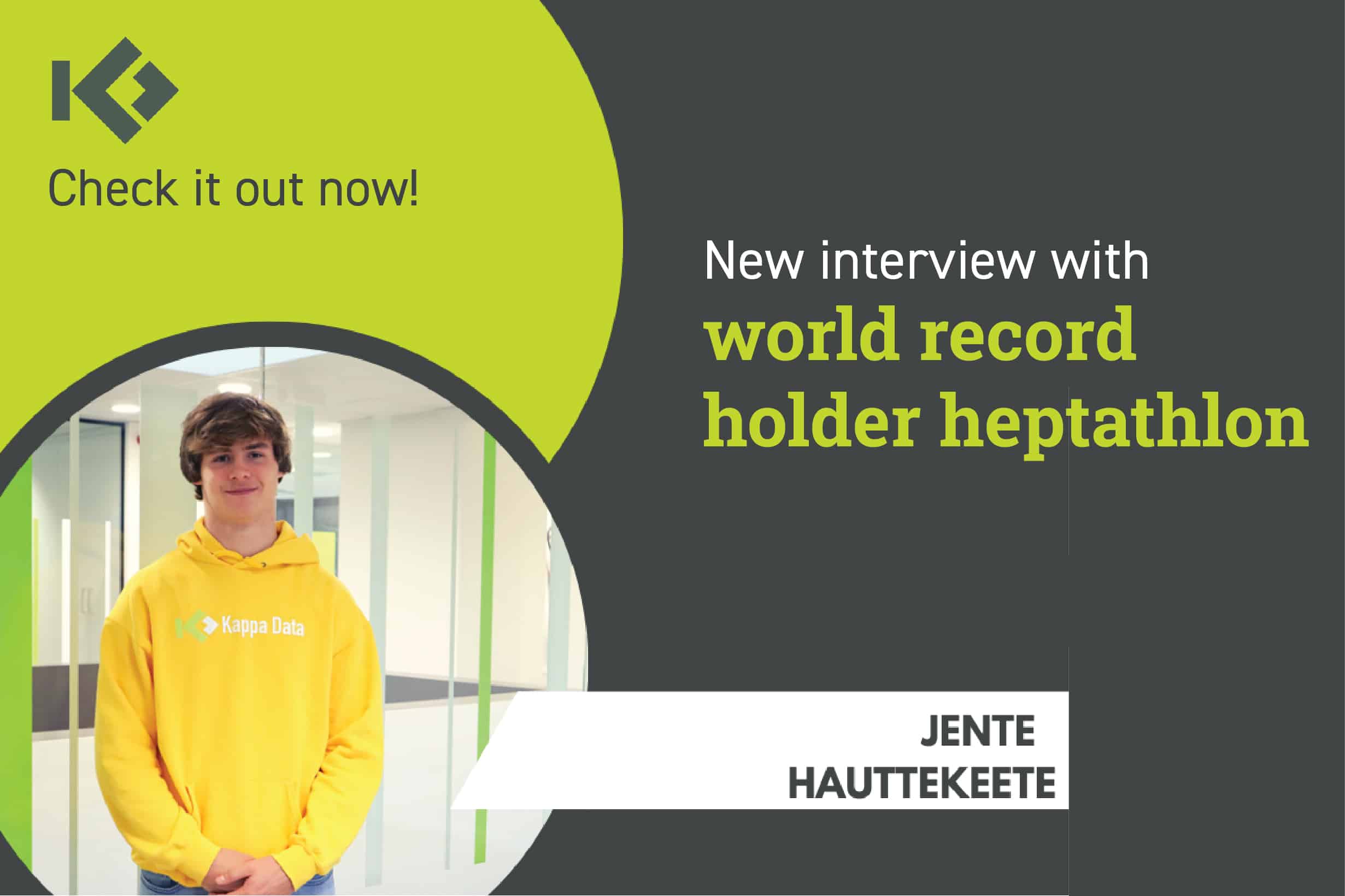 Interview with world record holder heptathlon Jente Hauttekeete | Kappa 